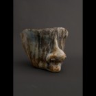 Ceramic Garden Sculpture - Sleeping Head